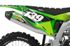 Kawasaki Graphics Kit - Dolan Green