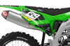 Kawasaki Graphics Kit - Zebz Yellow