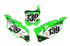 Kawasaki Number Background Decals - Luck