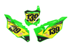 Kawasaki Number Background Decals - Luck
