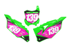 Kawasaki Number Background Decals - Luck