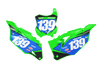 Kawasaki Number Background Decals - Luck