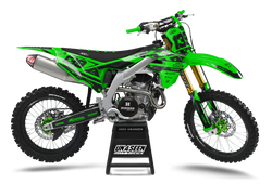 Kawasaki Major Green Graphic Kit - KK KXF KDX KLX Models | All Years