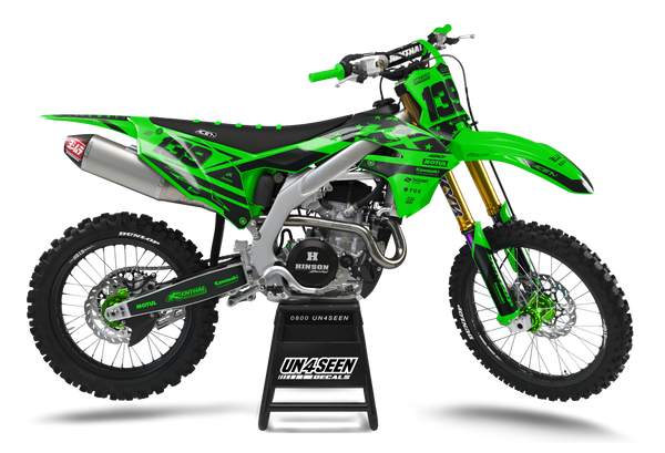 Kawasaki Major Green Graphic Kit - KK KXF KDX KLX Models | All Years