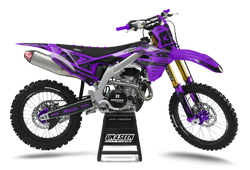 Kawasaki Major Purple Graphic Kit - KK KXF KDX KLX Models | All Years