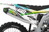 Kawasaki Graphics Kit - Raze Yellow