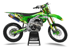 Kawasaki Sharky Boy Graphic Kit - KK KXF KDX KLX Models | All Years