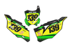 Kawasaki Number Background Decals - Spec