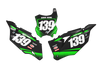 Kawasaki Number Background Decals - Spec
