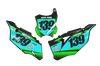 Kawasaki Number Background Decals - Spec