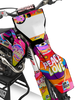 Husqvarna Retro Yippies Graphics Kit - Peace Love Party