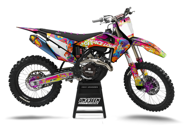 Husqvarna Retro Yippies Graphics Kit - Groovy Flows