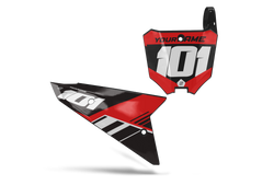 Honda Merc Black Graphic Kit - CRF CR XR Models | All Years