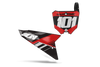 Honda Number Background Decals - Merc Black