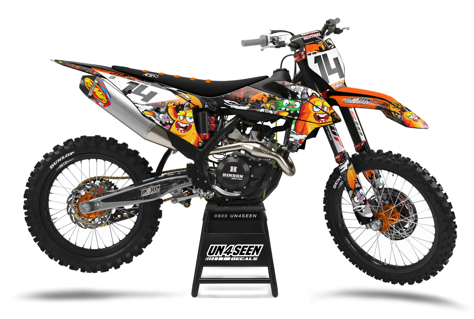 KTM  Moaning Monsters Graphics Kit - Mischief Mob