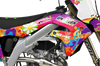 Kawasaki Retro Yippies Graphics Kit - Groovy Flows
