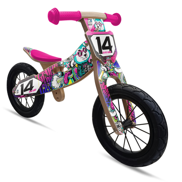 Un4seen Balance Bike - Wolf Grafiti