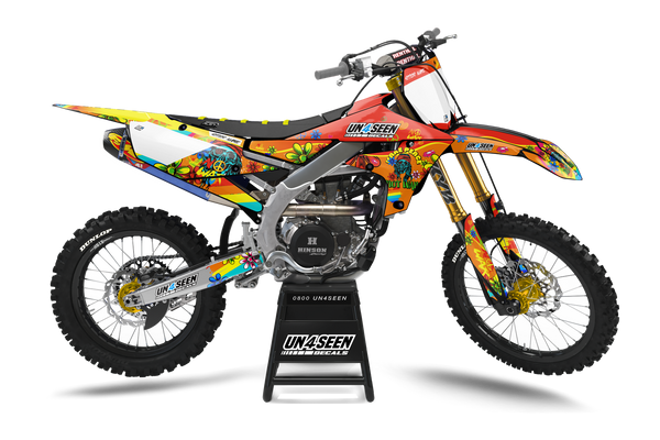 Yamaha Retro Yippies Graphics Kit - Peace Not War