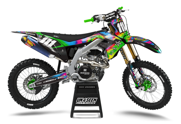 Kawasaki Tiedie Graphic Kit - KK KXF KDX KLX Models | All Years