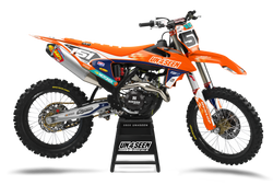 KTM Alpha Orange Graphic Kit - SX SXF XC XCF EXC EXCF Models | All Years
