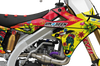 Suzuki Retro Yippies Graphics Kit - Peace Not War