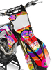Kawasaki Retro Yippies Graphics Kit - Peace Love Party