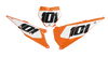 KTM Number Background Decals - Wing 2