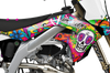 Kawasaki Retro Yippies Graphics Kit - Drop Acid Not Bombs