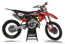 Gasgas Spark Red Graphic Kit - MC EC ES EX Models | All Years