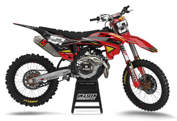 Gasgas Spark Red Graphic Kit - MC EC ES EX Models | All Years