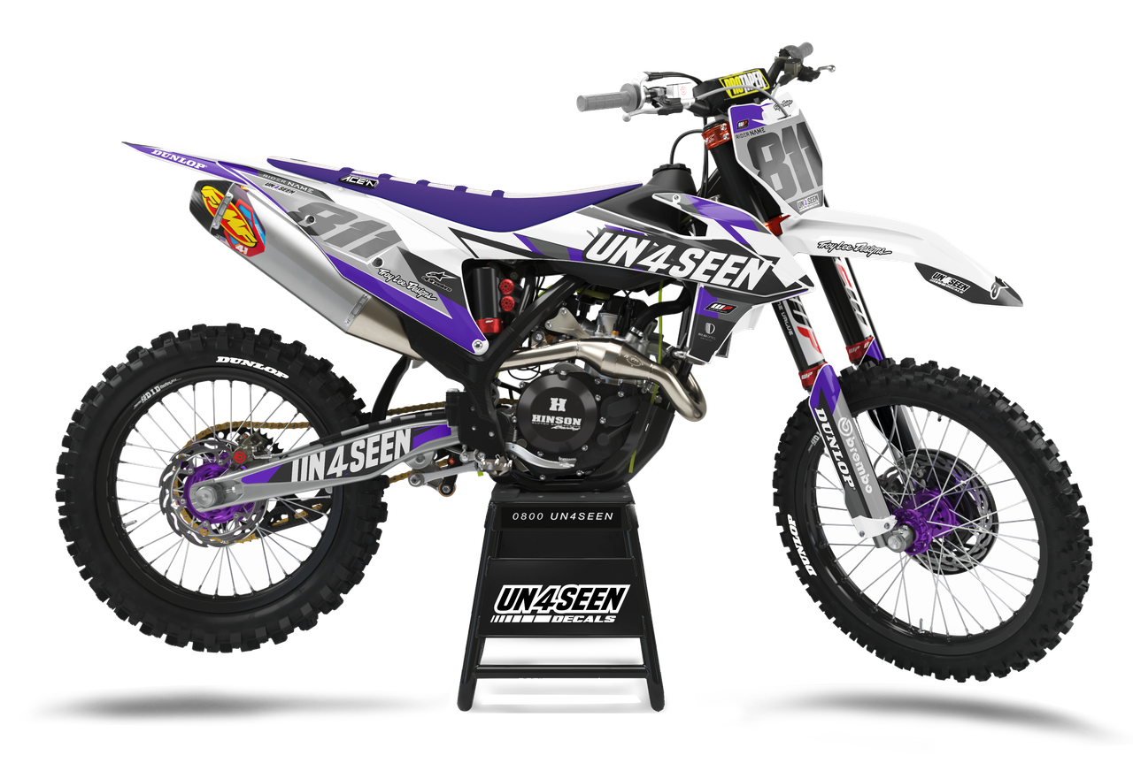 KTM Graphics Kit - Slash Purple New Zealand