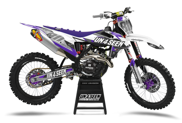 KTM Slash Purple Graphic Kit - SX SXF XC XCF EXC EXCF Models | All Years