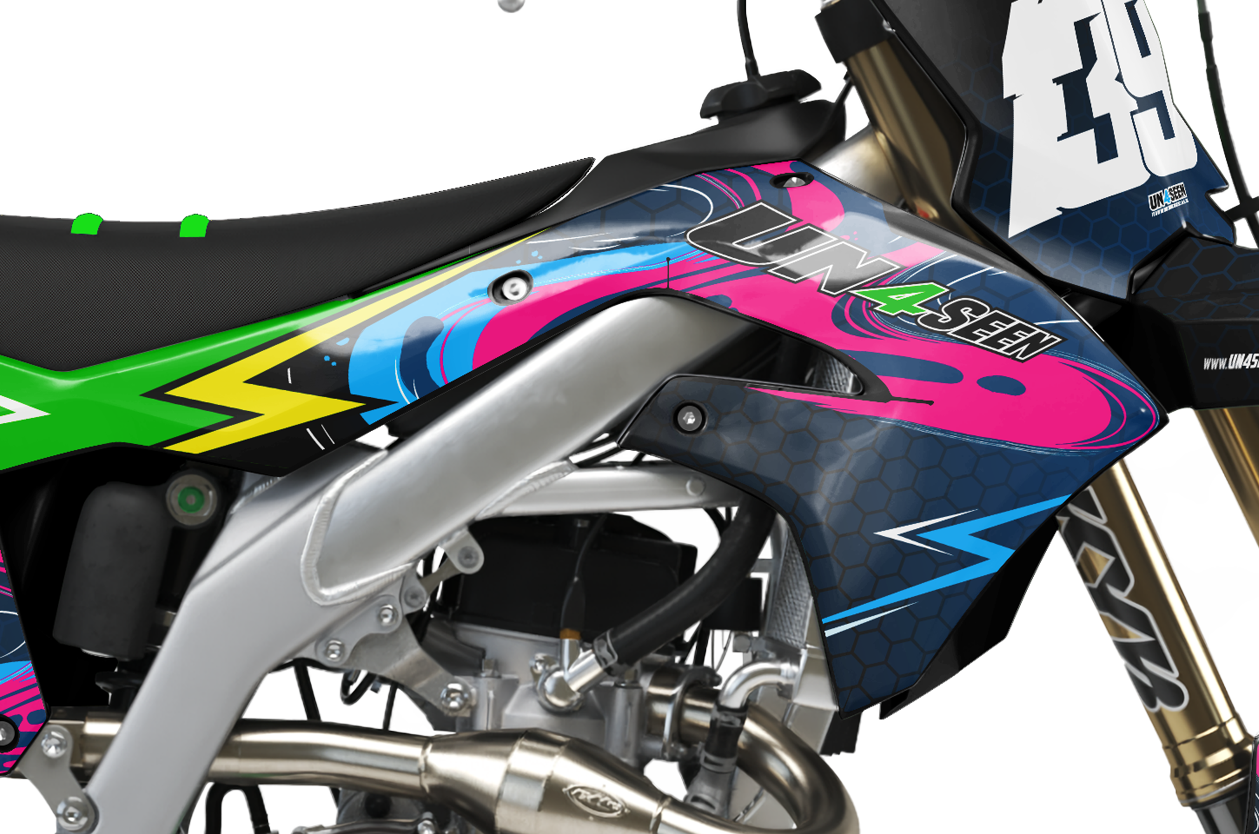 Kawasaki  Split By Light Graphics Kit - Plash