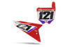 Honda Number Background Decals - HRC White