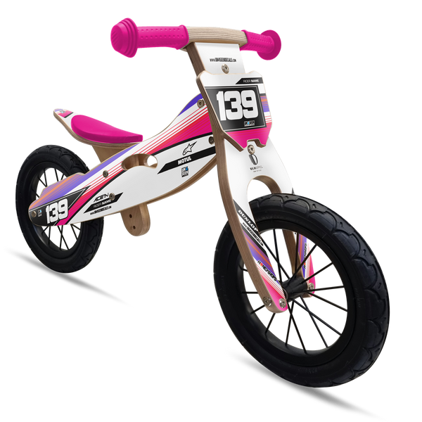 Un4seen Balance Bike - Vintage Pink