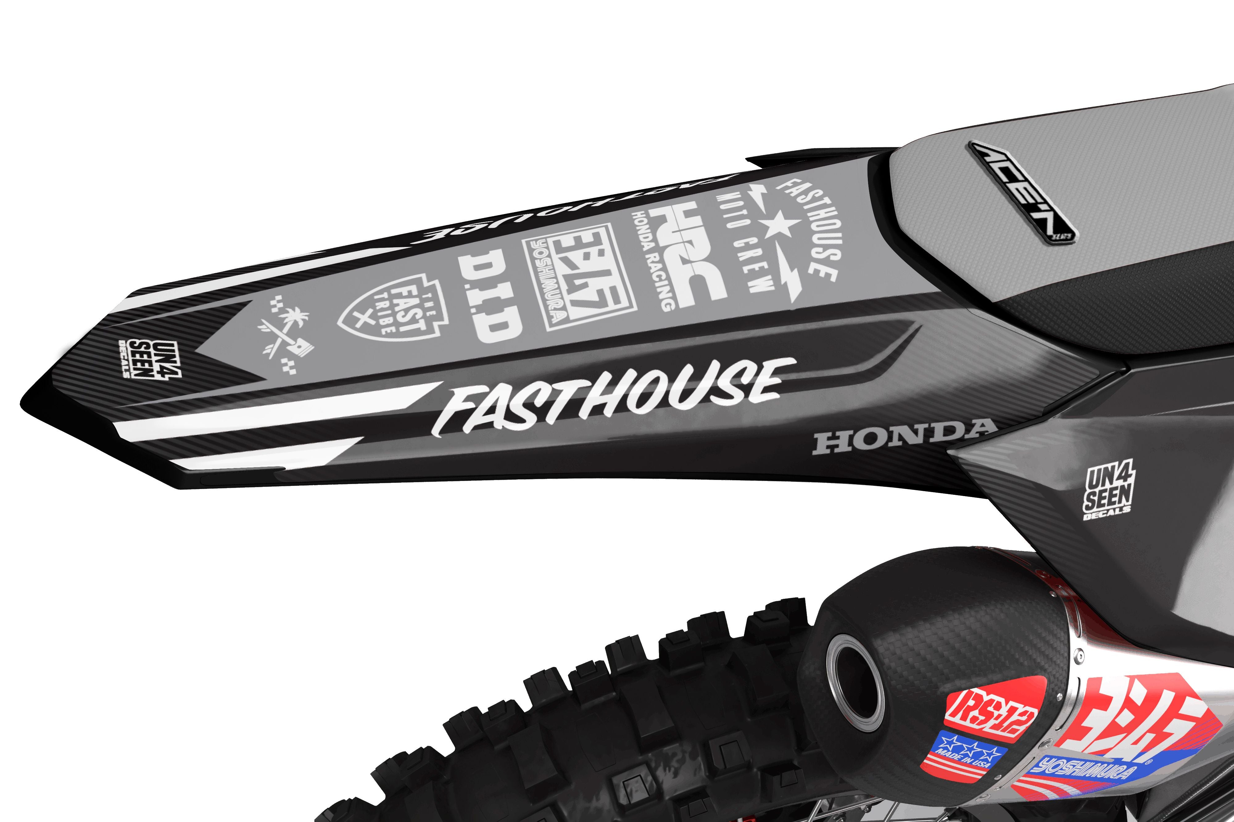 honda Graphics Kit - fasthouse black New Zealand
