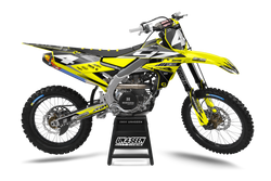 Yamaha Sharpe Yellow Graphic Kit - YZ YZF WR TTR PW Models | All Years
