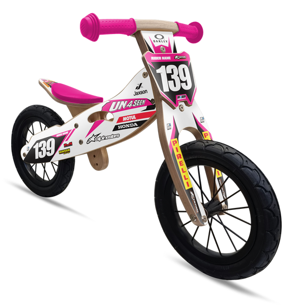 Un4seen Balance Bike - Primitive Pink