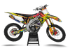 Suzuki Retro Yippies Graphics Kit - Peace Not War