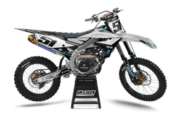 Yamaha Rev Grey Graphic Kit - YZ YZF WR TTR PW Models | All Years