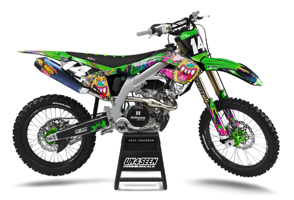 Kawasaki  Moaning Monsters Graphics Kit - Slopy McLarey