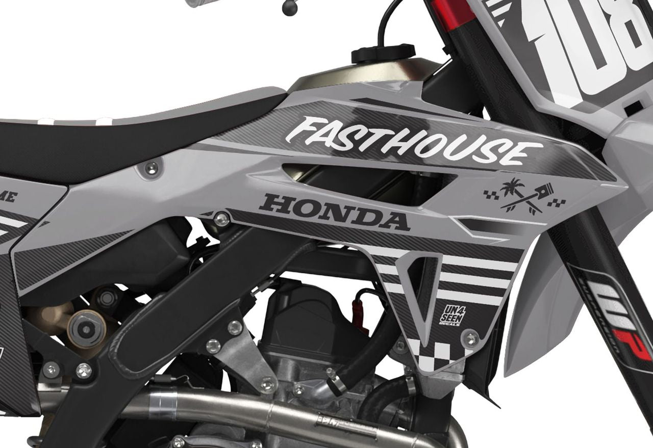honda Graphics Kit - fasthouse black New Zealand
