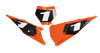KTM EX1 Number Background Decals - Curr