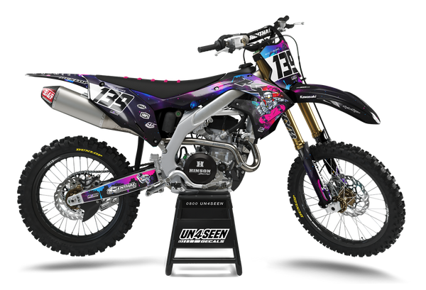 Kawasaki Galaxy Graphics Kit - Spaceskate