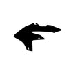Left Side Number Plate Decal - New Individual