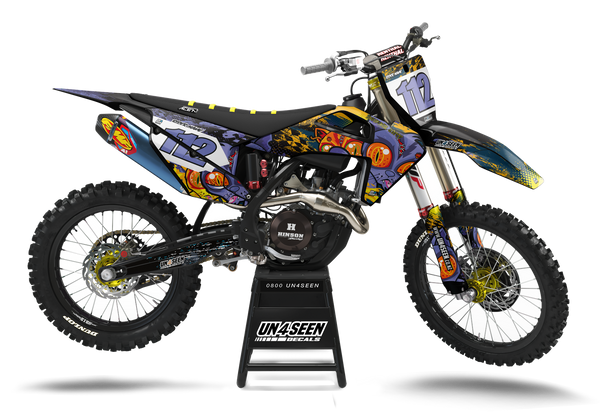 Husqvarna  Hissing Kittys Graphics Kit - Freaky Furball