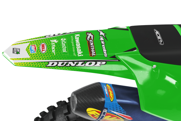 Kawasaki Trim Decal Kit - Flush