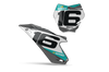 GASGAS Number Background Decals - Slice