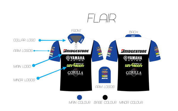 Custom Made Pitshirts / Polo Tops - Flair