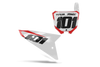 Honda Number Background Decals - Edge White